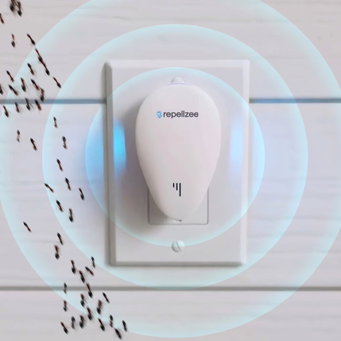 Le voyant de RepellZee confirme la diffusion des ondes